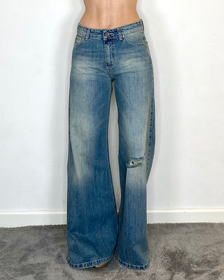 Souvenir - Jeans palazzo con abrasioni - JEANS