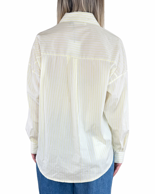 Habiti - Camicia bastoncino filo lurex - GIALLO