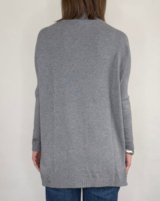 Susy Mix - Maglia lunga cratere - GRIGIO