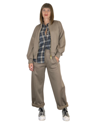 Habiti - Pantalone Japan scuba - FANGO