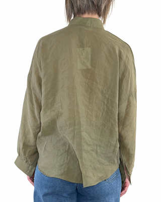 Habiti - Koreanisches Lyocell-Hemd - MILITÄRGRÜN