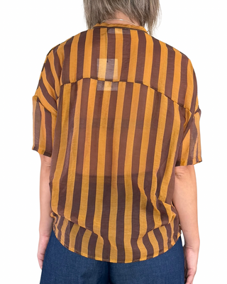 Habiti - Camicia Mara in lyocell - SENAPE