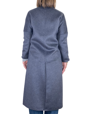 vicolo - cappotto doppiopetto hand made - antracite