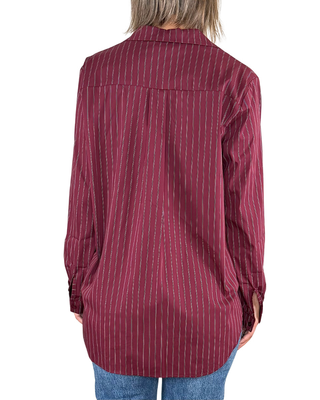 Habiti - Camicia stondata - BORDEAUX