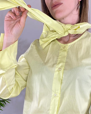 Habiti - Regular Bow Shirt - GELB