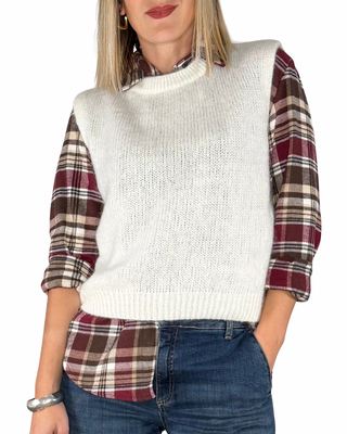 Habiti - Smanicato kid mohair - PANNA