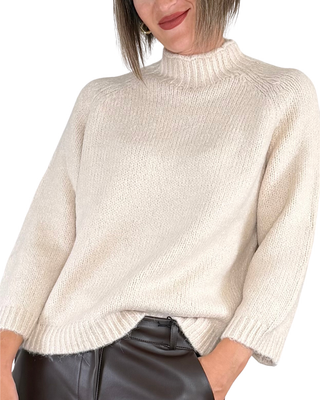 Habiti - Maglione a lupetto - BURRO