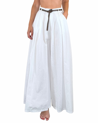 Habiti - Pantagonna Hawaii 100% cotone - BIANCO