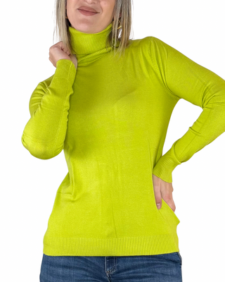 Habiti - Maglia sottile collo alto - ACIDO