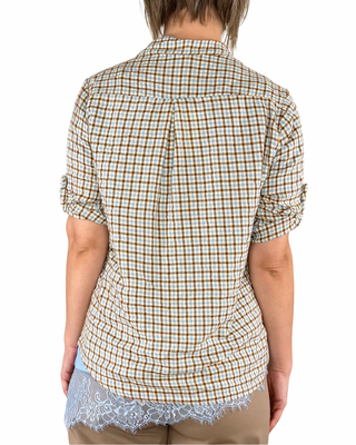 Habiti - Cami Koreanisches Karohemd - HELLBLAU