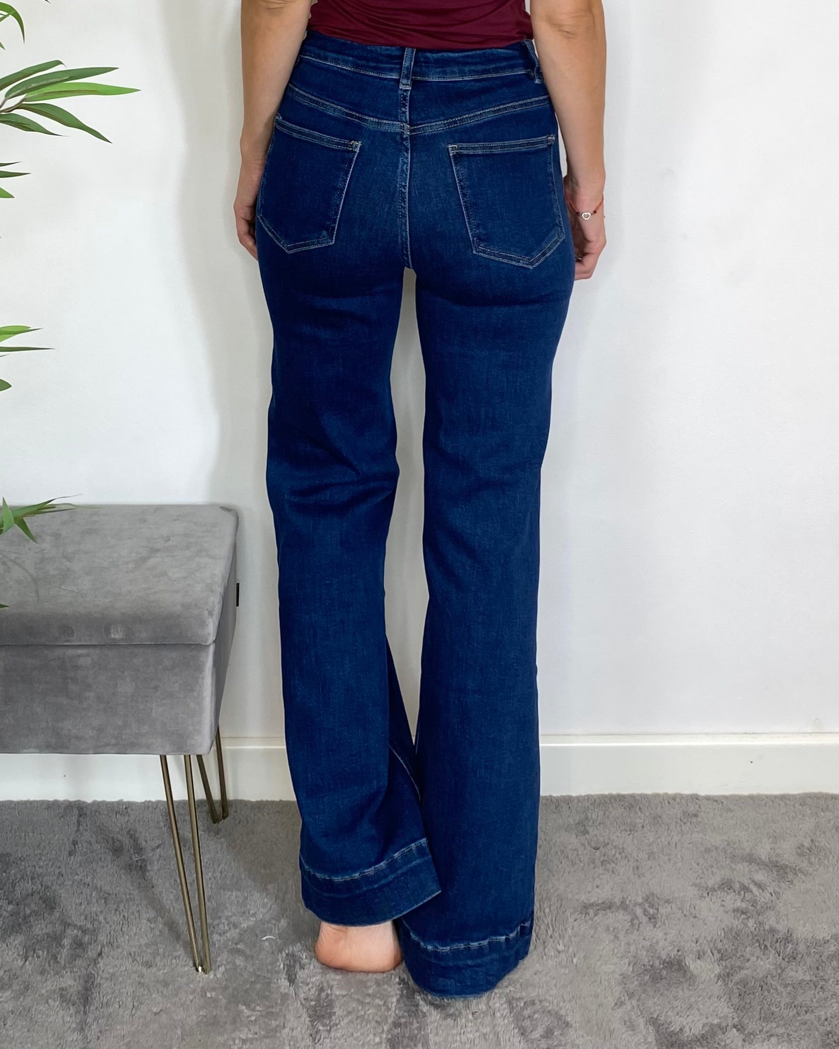 Jeans zampa bottoni - JEANS