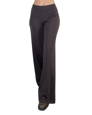 Susy Mix - Completo blusa e pantalone palazzo - MORO