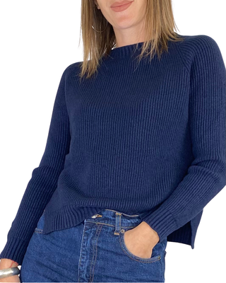Susy Mix - Maglia punto inglese - BLU
