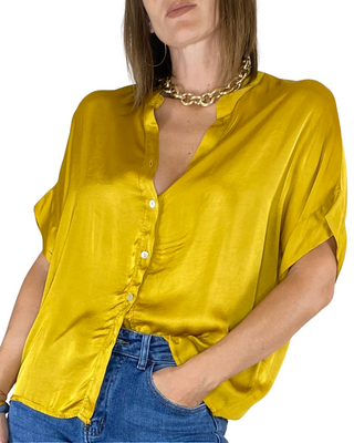 Habiti - Camicia viscosa spalla scesa - OCRA