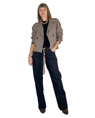 Habiti - Jeans gamba dritta - NERO
