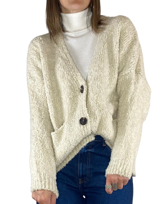 Susy Mix - Cardigan bouclè - BURRO