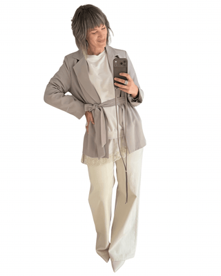 Blazer + Felpa con pizzo + Jeans tokyo - Habiti