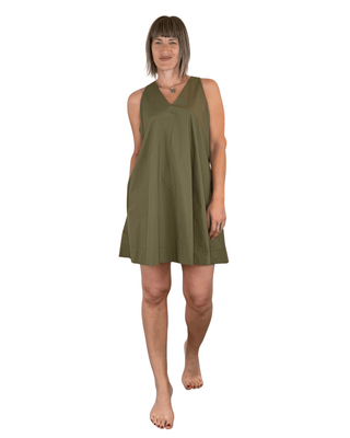 CADì - Abito Julia - VERDE MILITARE - ABITO - Habiti