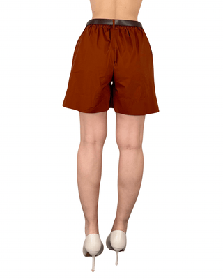CADì - Bermuda in popeline - MATTONE - BERMUDA E SHORTS - Habiti