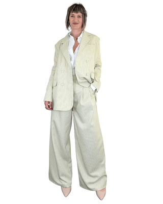 CADì - Blazer over gessato - GIALLO - GIACCA E BLAZER - Habiti