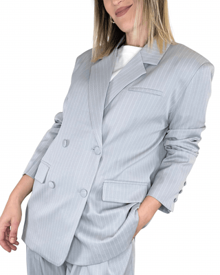CADì - Blazer over gessato - GRIGIO - GIACCA E BLAZER - Habiti