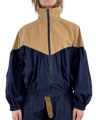 CADì - Bomber bicolor tela vela - CAMMELLO - CAPOSPALLA - Habiti
