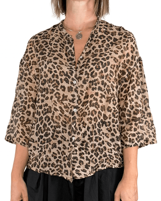 CADì - Camicia Margarita misto seta - ANIMALIER - CAMICIA - Habiti
