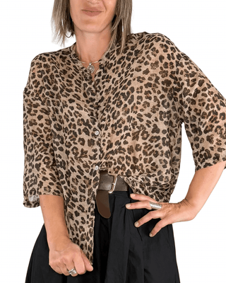 CADì - Camicia Margarita misto seta - ANIMALIER - CAMICIA - Habiti
