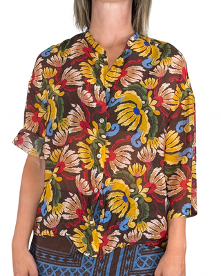 CADì - Camicia Margarita misto seta - FIORI - CAMICIA - Habiti
