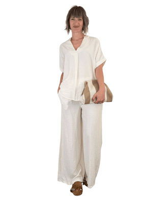 CADì - Coordinato in tencel e lino - ECRU' - COMPLETO E COORDINATO - Habiti