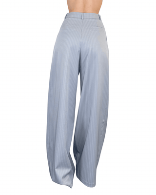 CADì - Pantalone palazzo gessato - GRIGIO - PANTALONE - Habiti