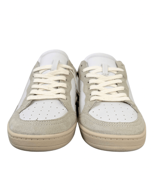 Corina Shoes - Sneaker ecopelle con baffo a contrasto - BIANCO/BLU - SCARPA - Habiti