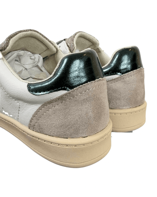Corina Shoes - Sneaker ecopelle con baffo a contrasto - BIANCO/VERDE - SCARPA - Habiti