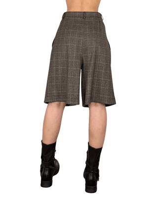 Habiti - Bermuda check - MORO - BERMUDA E SHORTS - Habiti