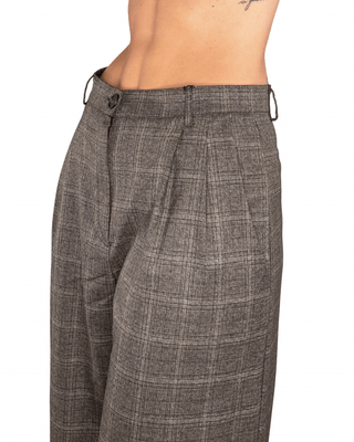Habiti - Bermuda check - MORO - BERMUDA E SHORTS - Habiti