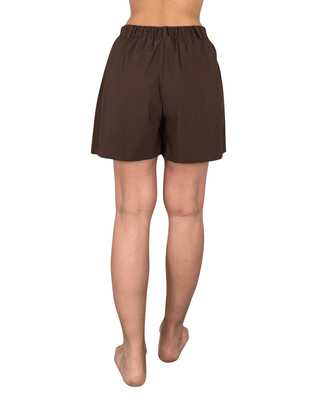 Habiti - Bermuda con pences - MORO - BERMUDA E SHORTS - Habiti