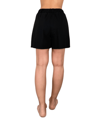 Habiti - Bermuda con pences - NERO - BERMUDA E SHORTS - Habiti
