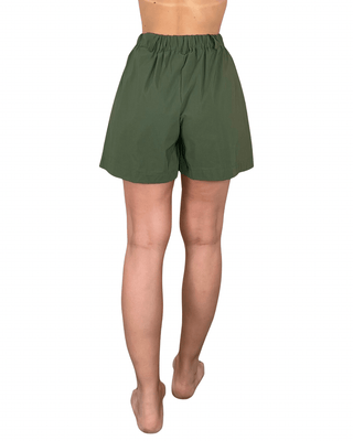 Habiti - Bermuda con pences - VERDE MILITARE - BERMUDA E SHORTS - Habiti
