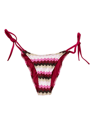 Habiti - Bikini Canarie con pareo - BORDEAUX - COSTUME - Habiti