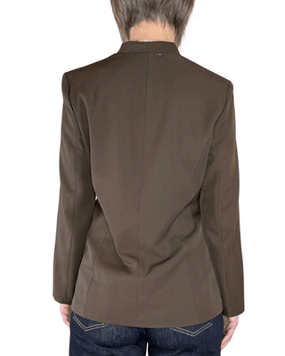 Habiti - Blazer con pizzo - MORO - GIACCA E BLAZER - Habiti