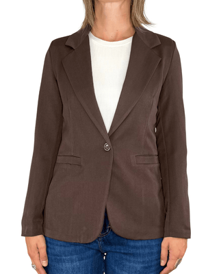 Habiti - Blazer monopetto - MORO - GIACCA E BLAZER - Habiti