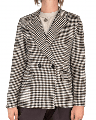 Habiti - Blazer pied-de-poule - MORO/BLU - GIACCA E BLAZER - Habiti