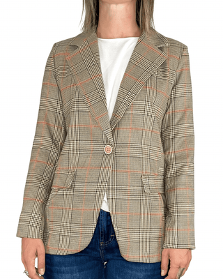 Habiti - Blazer quadri - BEIGE - GIACCA E BLAZER - Habiti