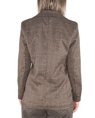 Habiti - Blazer quadri - MORO - GIACCA E BLAZER - Habiti