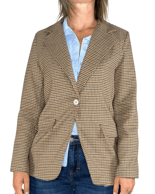 Habiti - Blazer quadri - TABACCO - GIACCA E BLAZER - Habiti