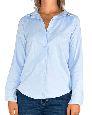 Habiti - Camicia basic oxford - AZZURRO - CAMICIA - Habiti