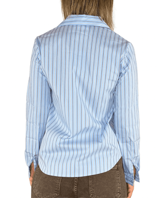 Habiti - Camicia basic righe - AZZURRO - CAMICIA - Habiti