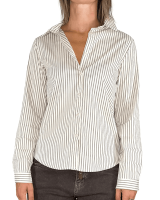 Habiti - Camicia basic righe - BURRO - CAMICIA - Habiti