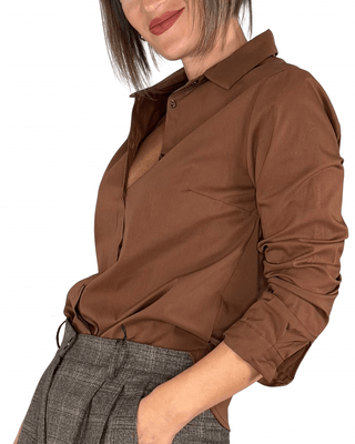 Habiti - Camicia basica - TABACCO - GIACCA E BLAZER - Habiti