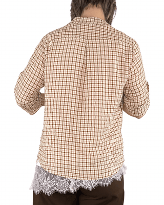 Habiti - Camicia Cami coreana quadri - ROSA - CAMICIA - Habiti